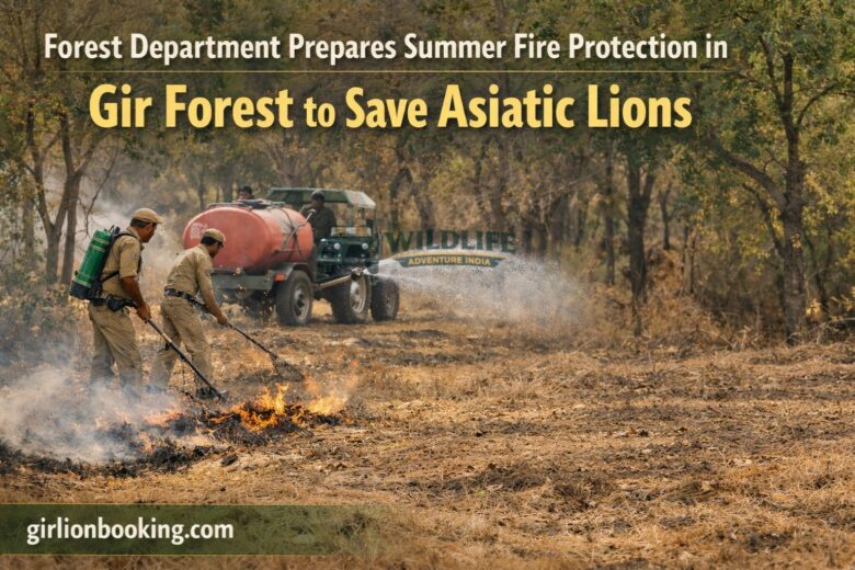 Summer Fire Protection in Gir Forest