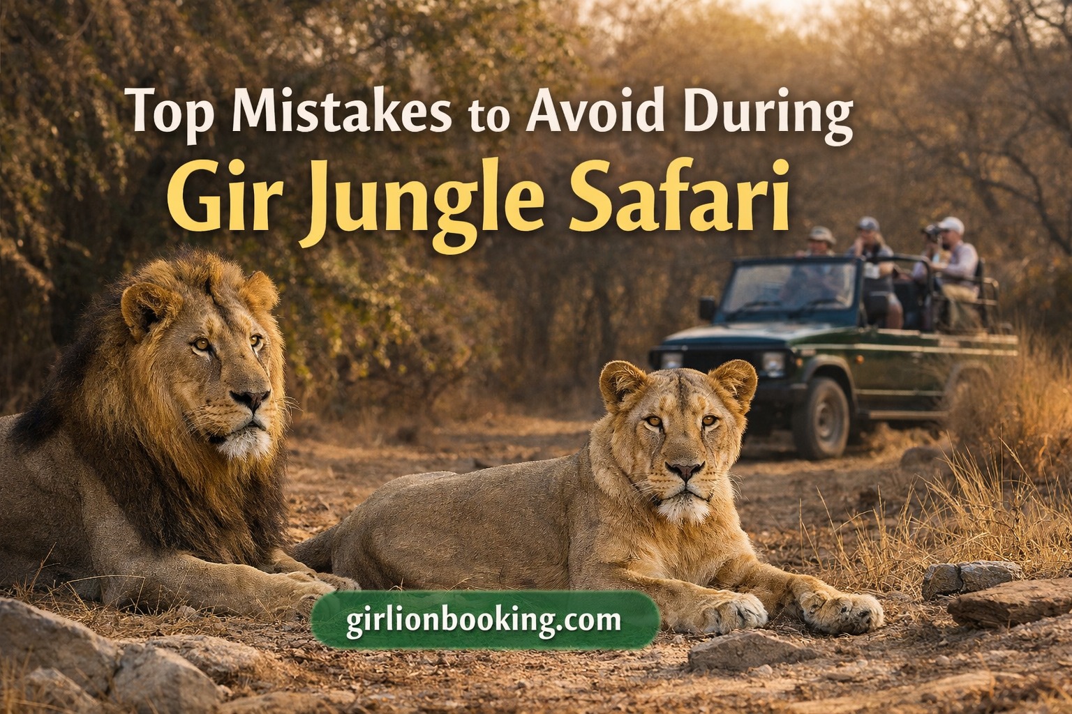 Top Mistakes to Avoid During Gir Jungle Safari