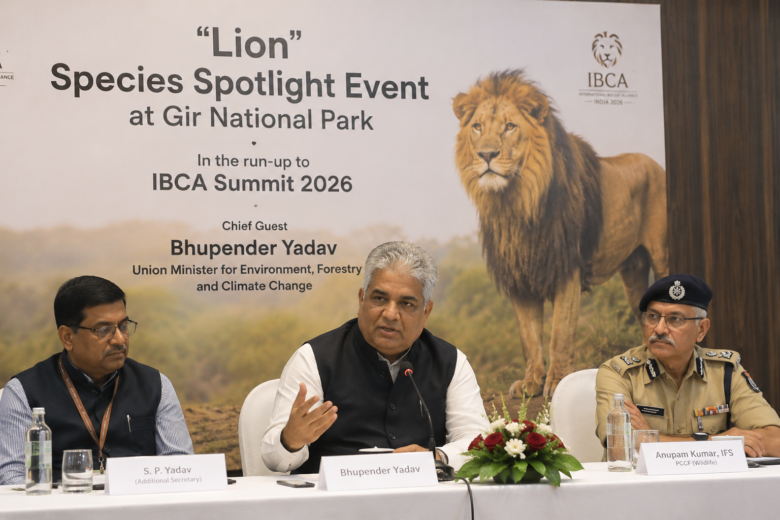 Bhupender Yadav Launches ‘Lion’ Species Spotlight Event at Gir National Park Before IBCA Summit 2026