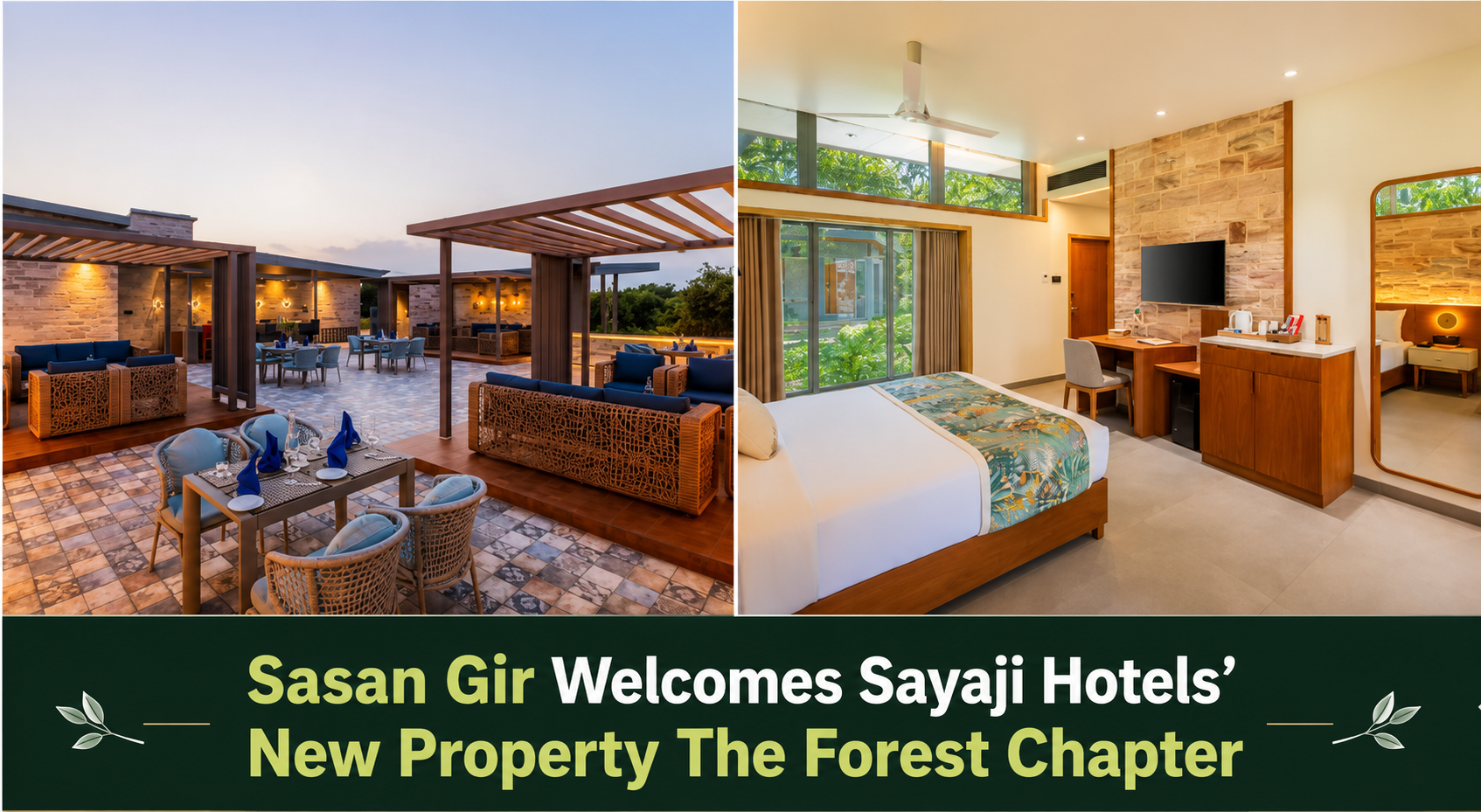 Sasan Gir Welcomes Sayaji Hotels’ New Property The Forest Chapter